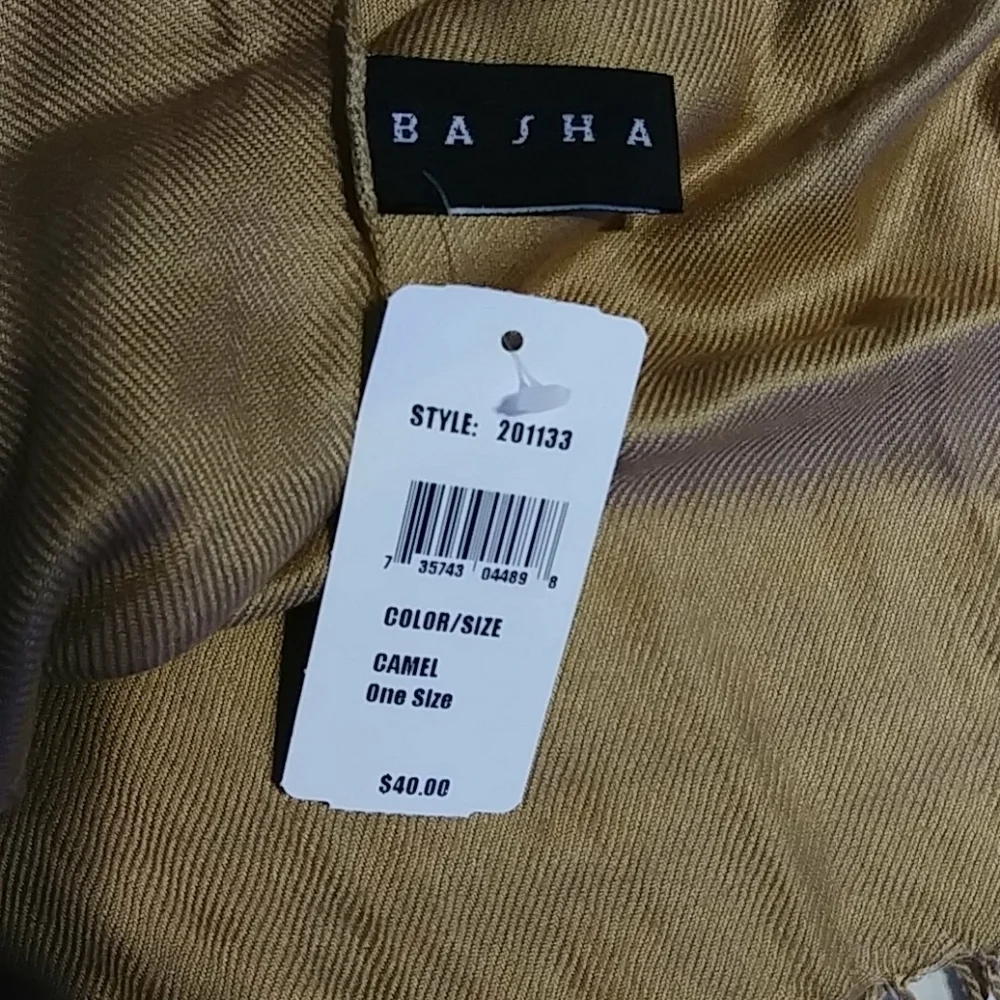 Basha tan scarf